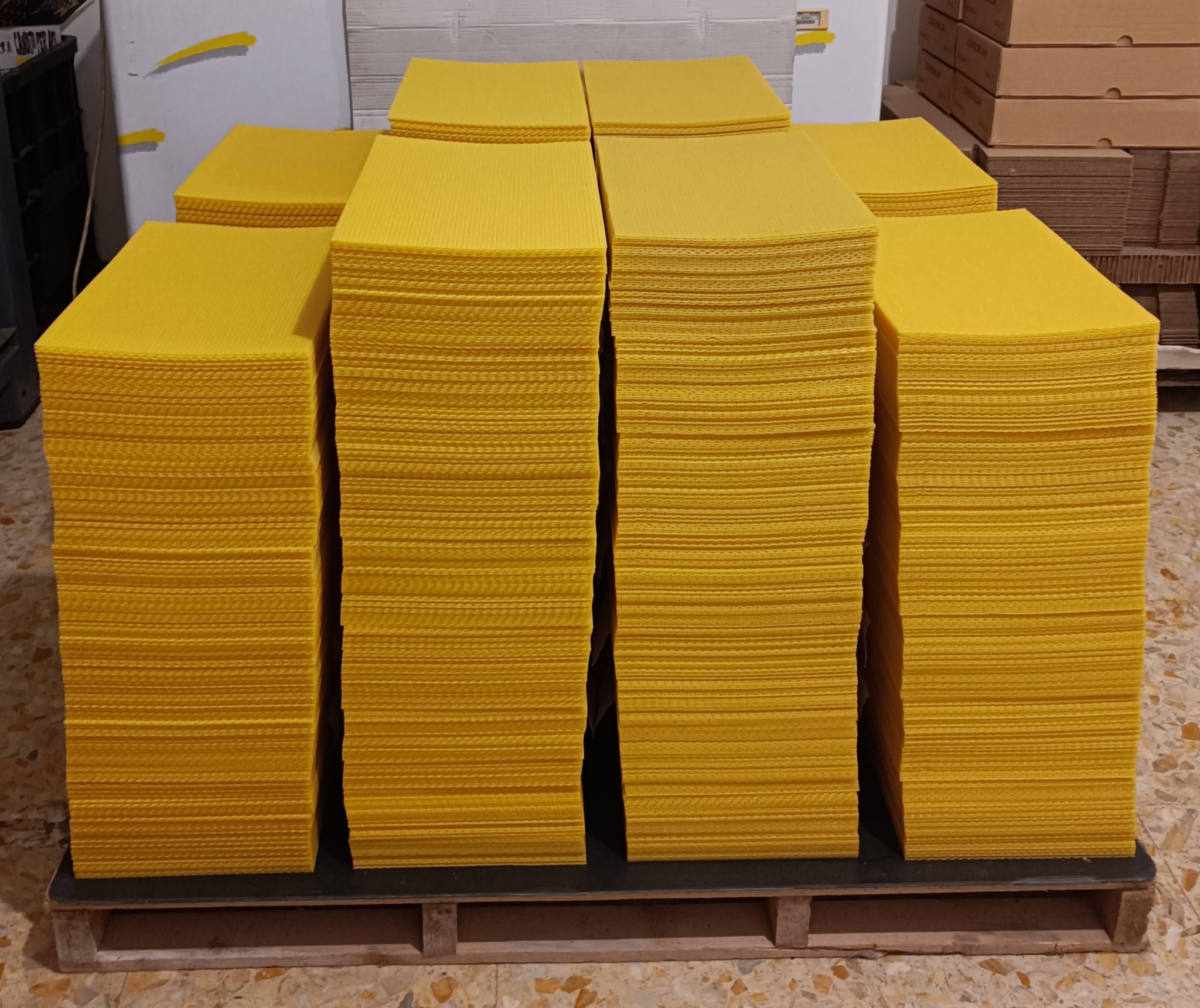 Fogli cerei da nido – Cera naturale | Confezione da 5 kg